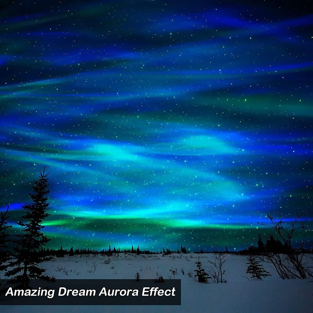 Aurora Lights Star Projector Galaxy Remote Control Night Light Bluetooth Speaker