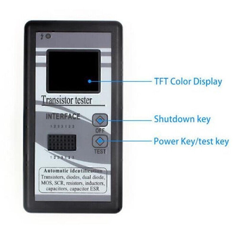 Digital Transistor Tester,M328 Multi-functional Capacitance Resistance Meter