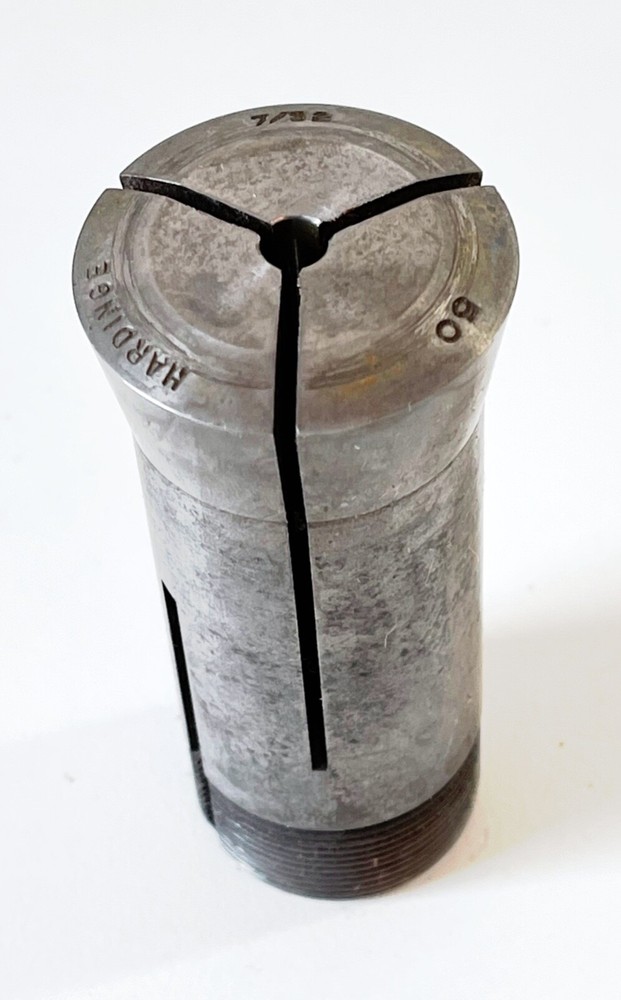 7/32" HARDINGE 5C Round Collet External & Internal Threads USA .2187"