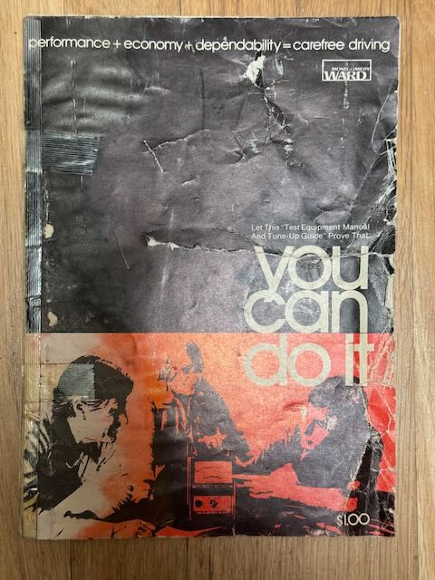 Vintage Electronic Solid/State Engine Analyzer Montgomery Ward 61-82015 w/Manual