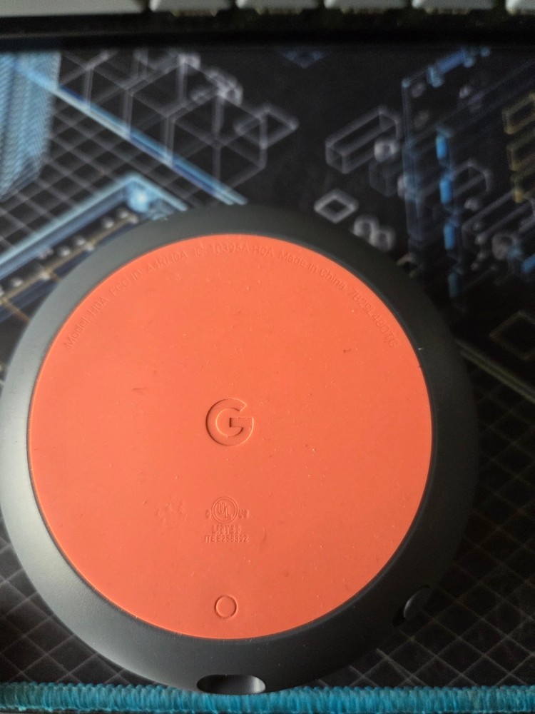 Google Home Mini 1st Generation + Outlet Shelf; TESTED Working