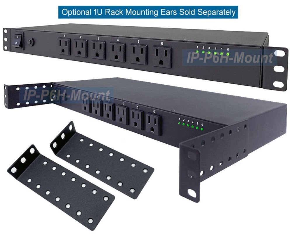 Professional 6-Port Web Control Remote Power Switcher