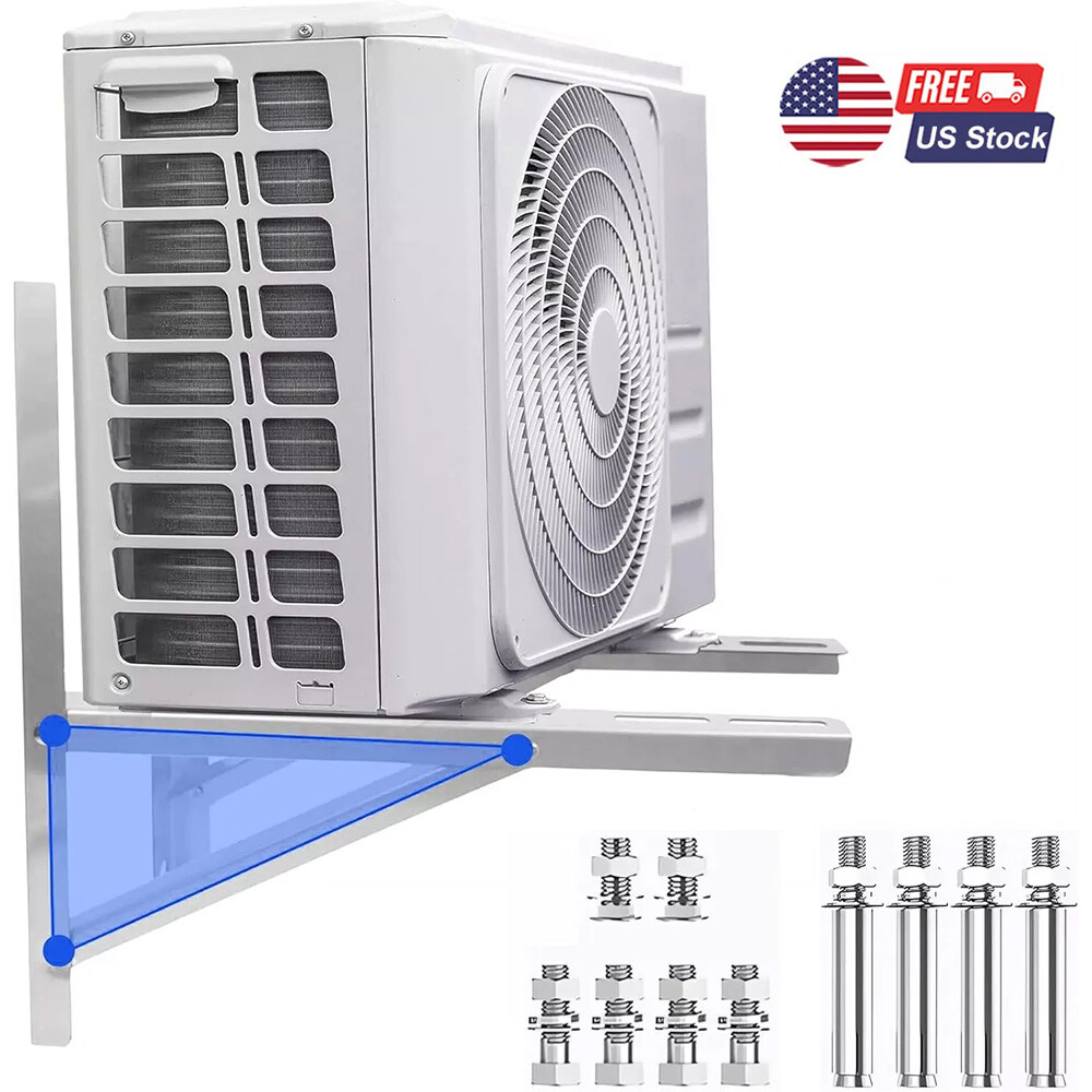 600LBS Steel Mini Split Wall Mount Bracket For Air Conditioner Condensing Units