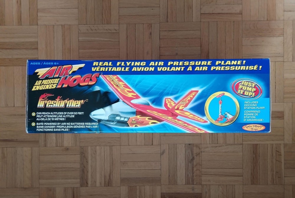 2001 Spin Master Toys Air Hogs Firestormer Air Pressure Engine - TESTED & WORKS