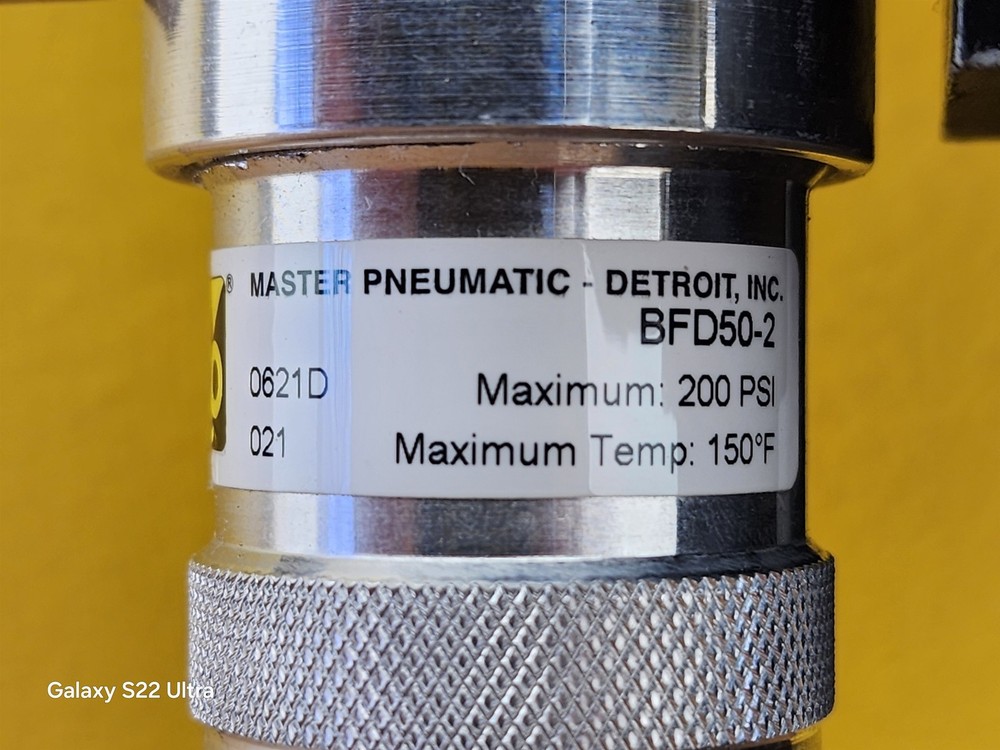 Master Pneumatic BFD50-2 Mini Aid Filter/R100-2SR343 Filter Regulator Assembly