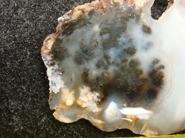 plume agate slab