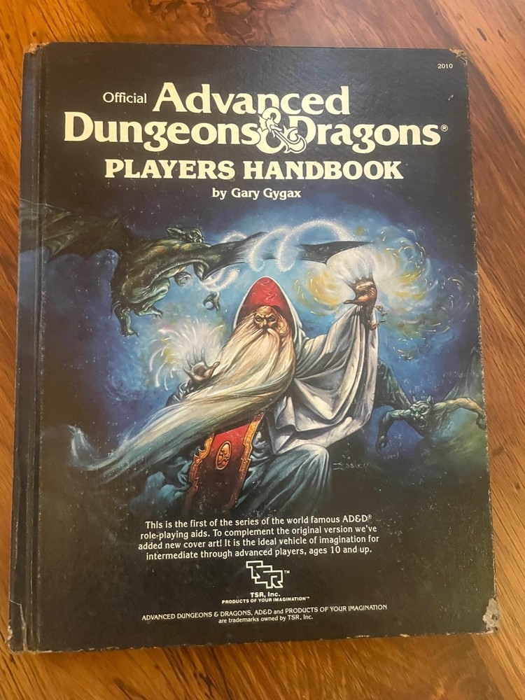 TSR Advanced Dungeons and Dragons Players Handbook- 1980