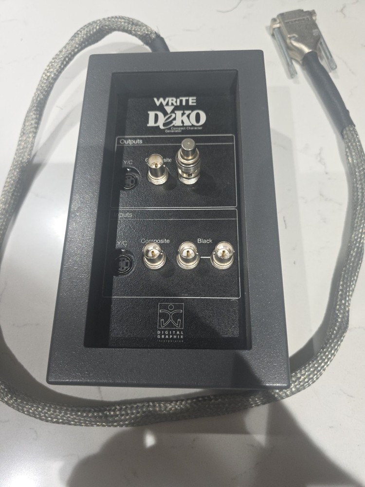 Deko Compact Character Generator Pinnacle Systems