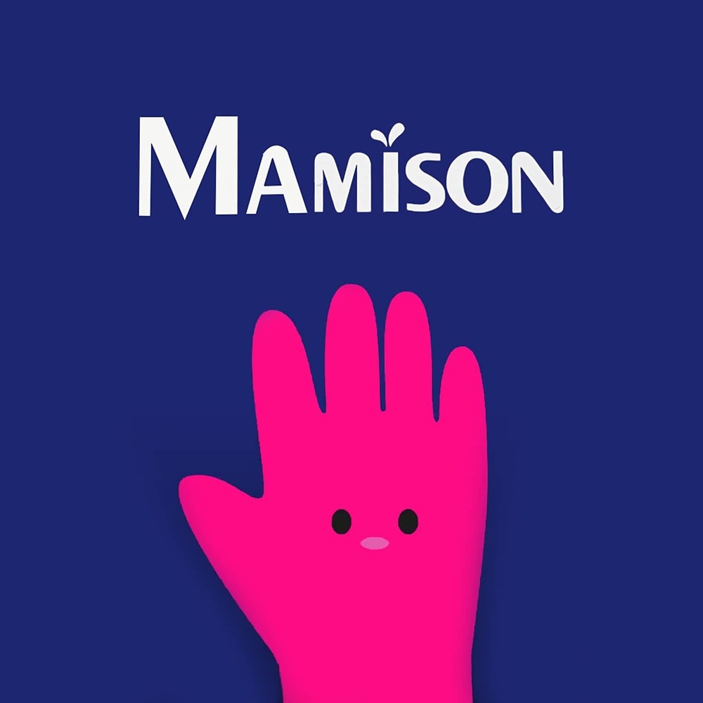 Kitchenware Mamison Quality Rubber Gloves Pink Size Medium (Pack of 2),