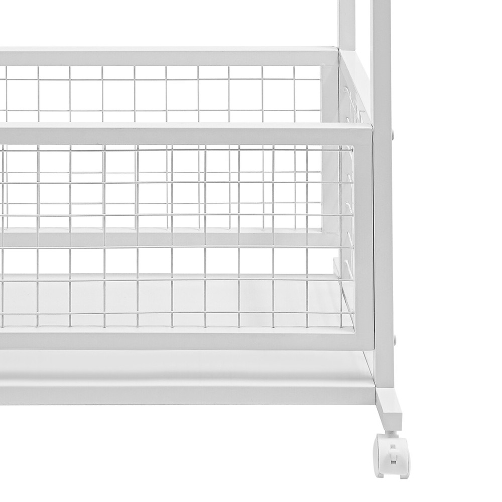 16-Layer Organizer Rack, Storage Shelf, Floor Standing Ribbon Display Rack