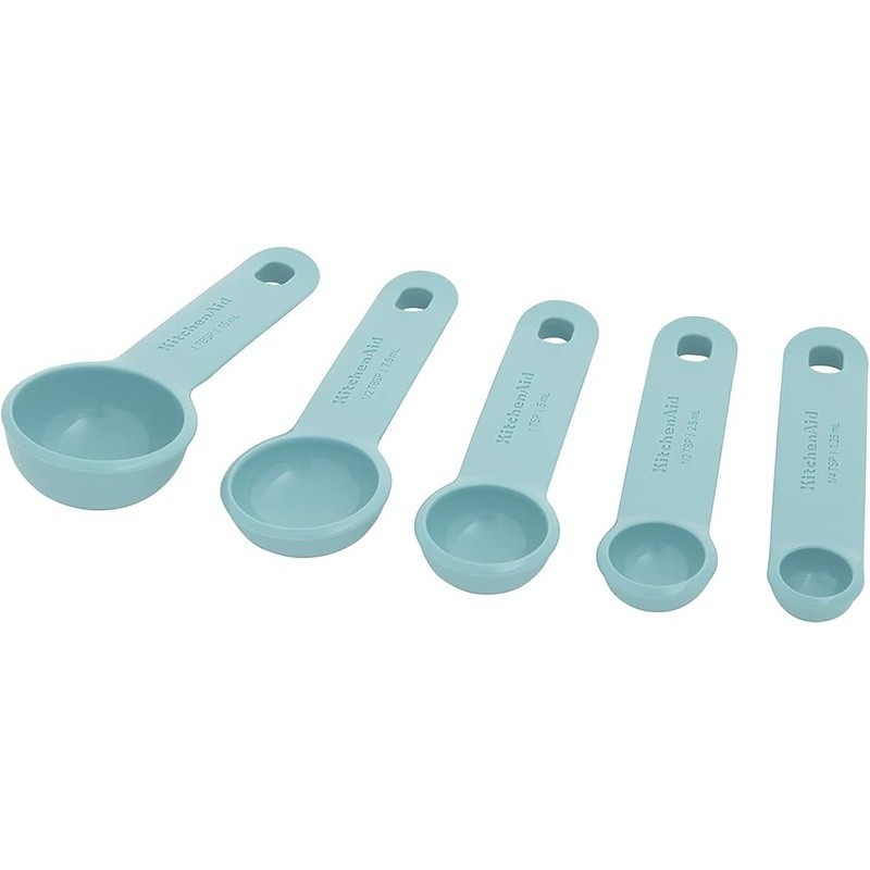 Five Piece Measuring Spoon Set Accurate Measurement Easy Storage Dishwasher Safe