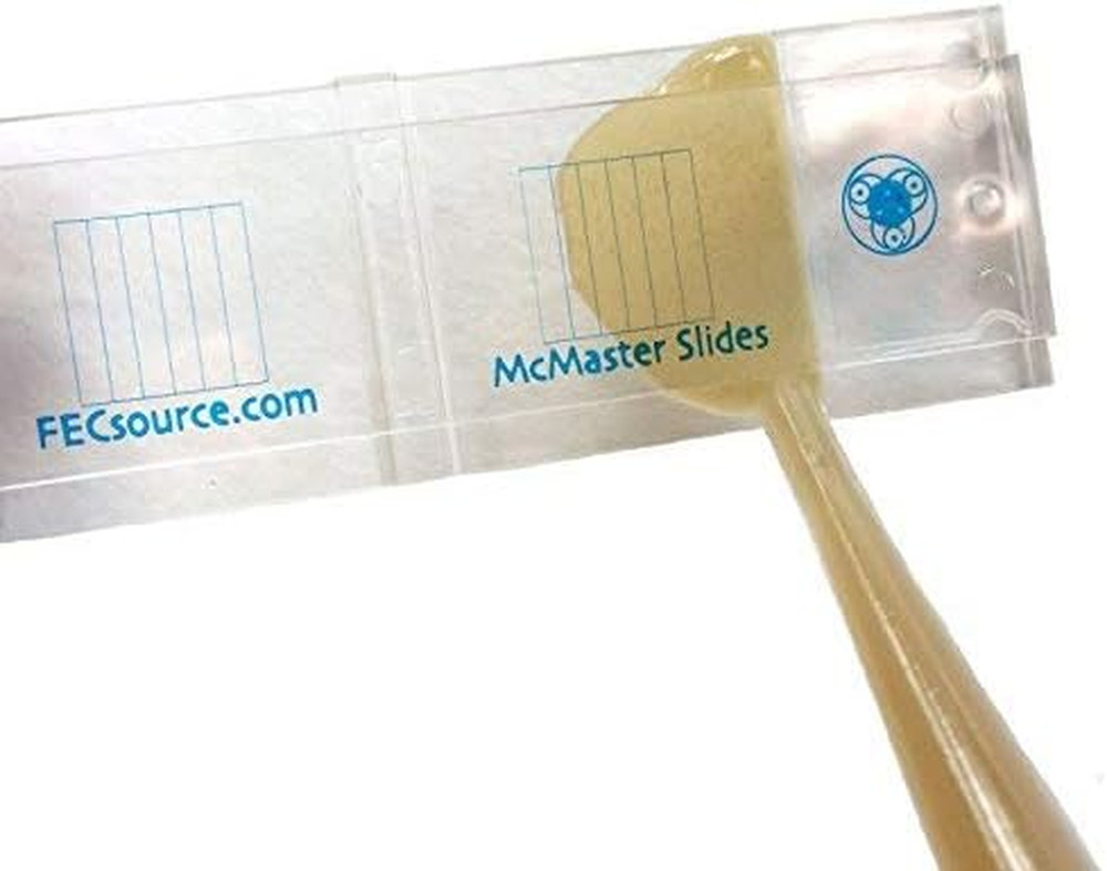 4 Mcmaster Method Microscope Slides, by , Fecal/Worm Egg Count for Parasites for