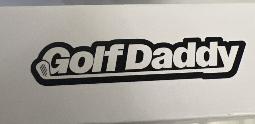 Golf Daddy Golf At Home No Ball Simulator Practice Mat Phone Stand Set
