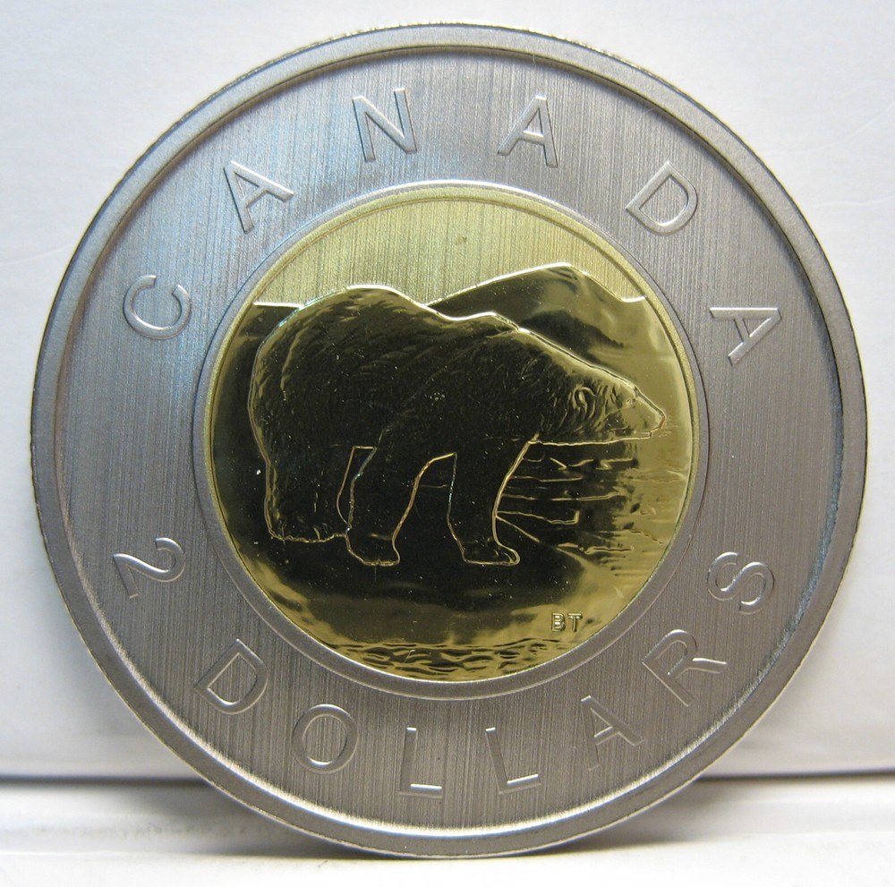 Canada 2016 $2 Polar Bear Specimen Uncirculated