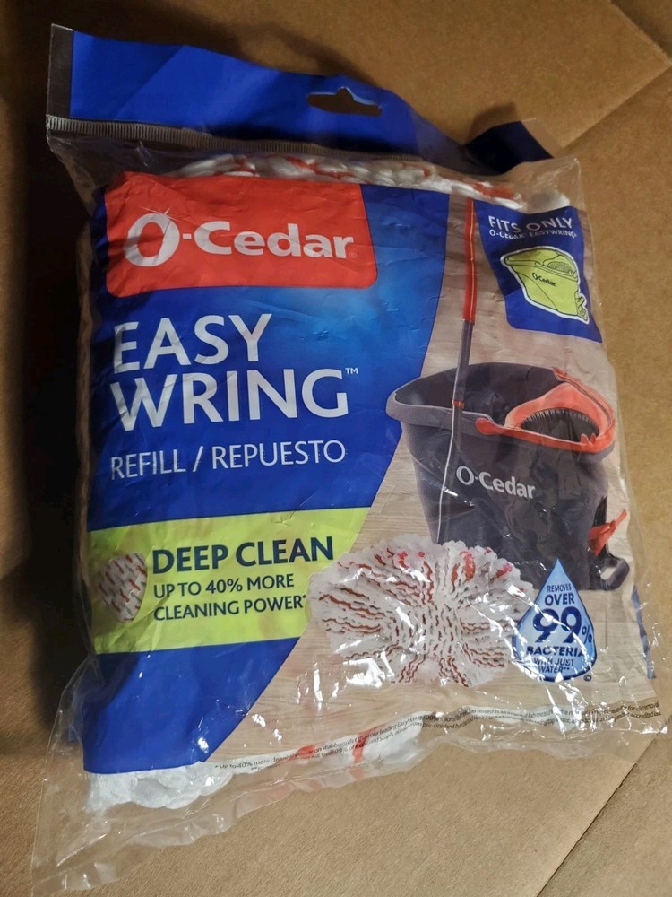 O-Cedar Easy Wring Deep Clean Microfiber Replacement Mop Head Refill Pack Of 3