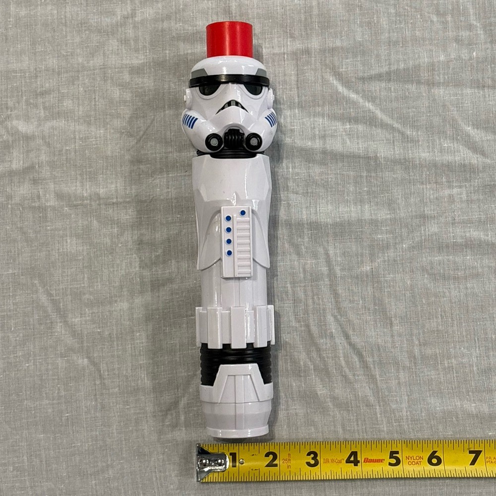 Star Wars Lightsaber Squad Stormtrooper Lightsaber Extendable Pre-owned Nice