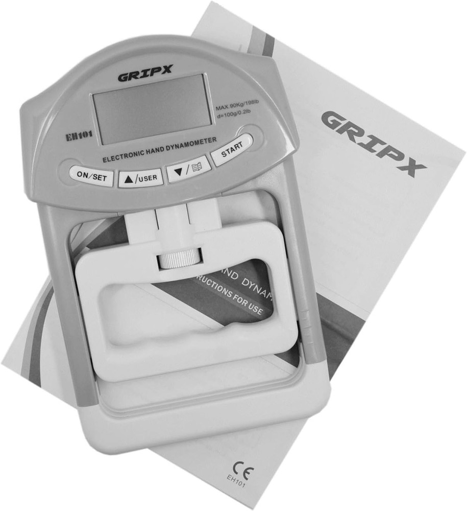 GRIPX Digital Hand Dynamometer Grip Strength Measurement Meter Auto Capturing E