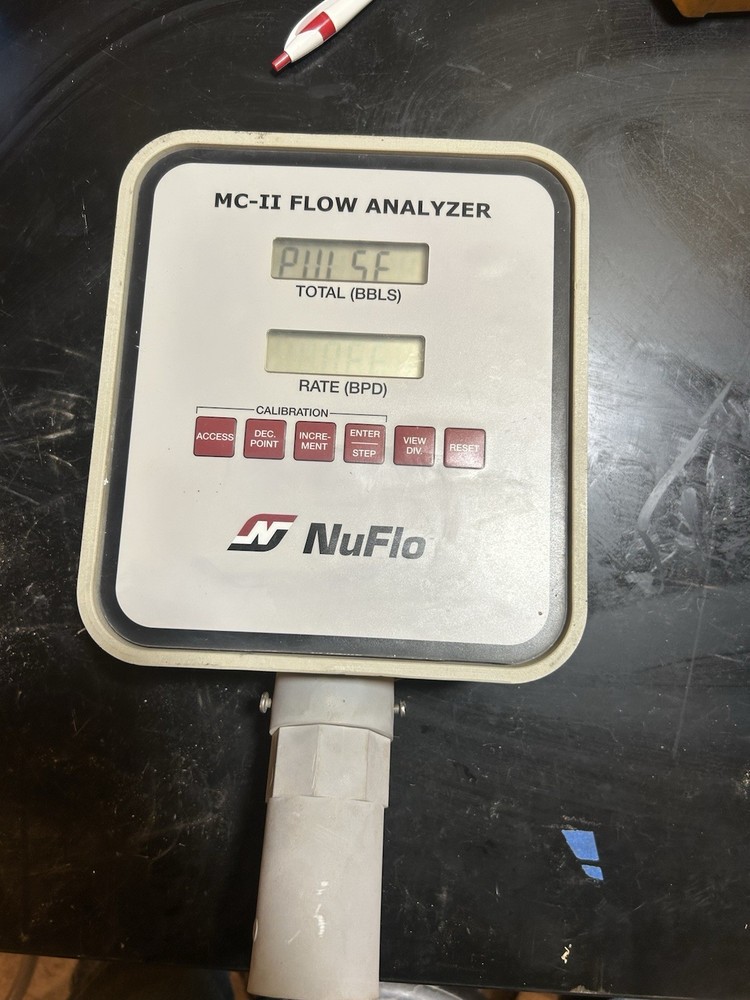 NUFLO Cameron MC-II Flow Analyzer Assembly (Tested, New Battery&Sensor Included)