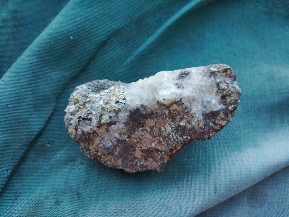 a rock with ore