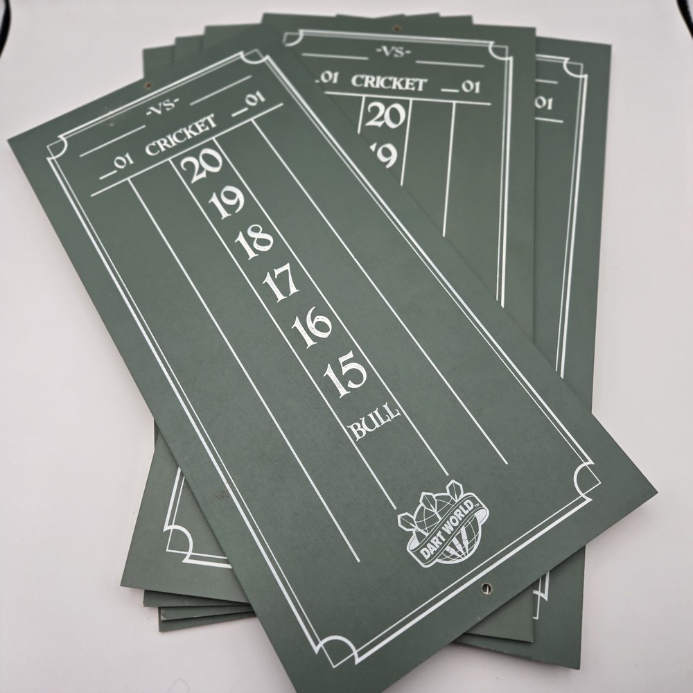 Dart World Cricket Chalkboard