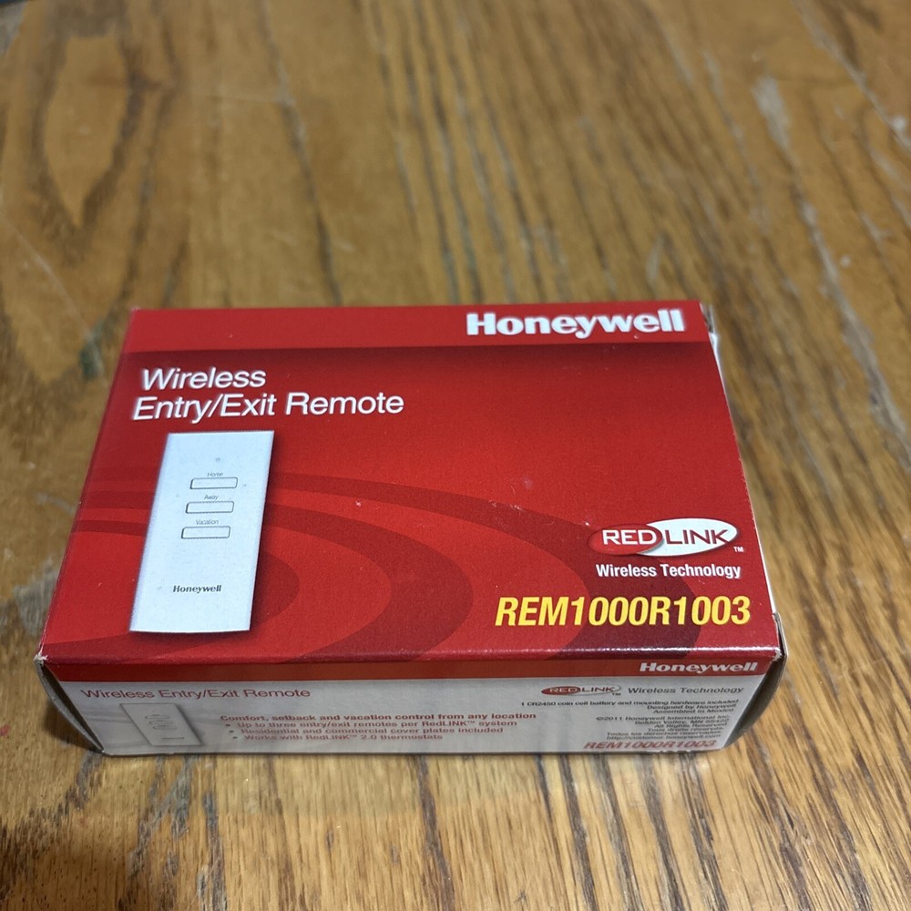 HONEYWELL REM1000R1003 WHITE WIRELESS ENTRY/EXIT REMOTE REDLINK TECHNOLOGY NEW