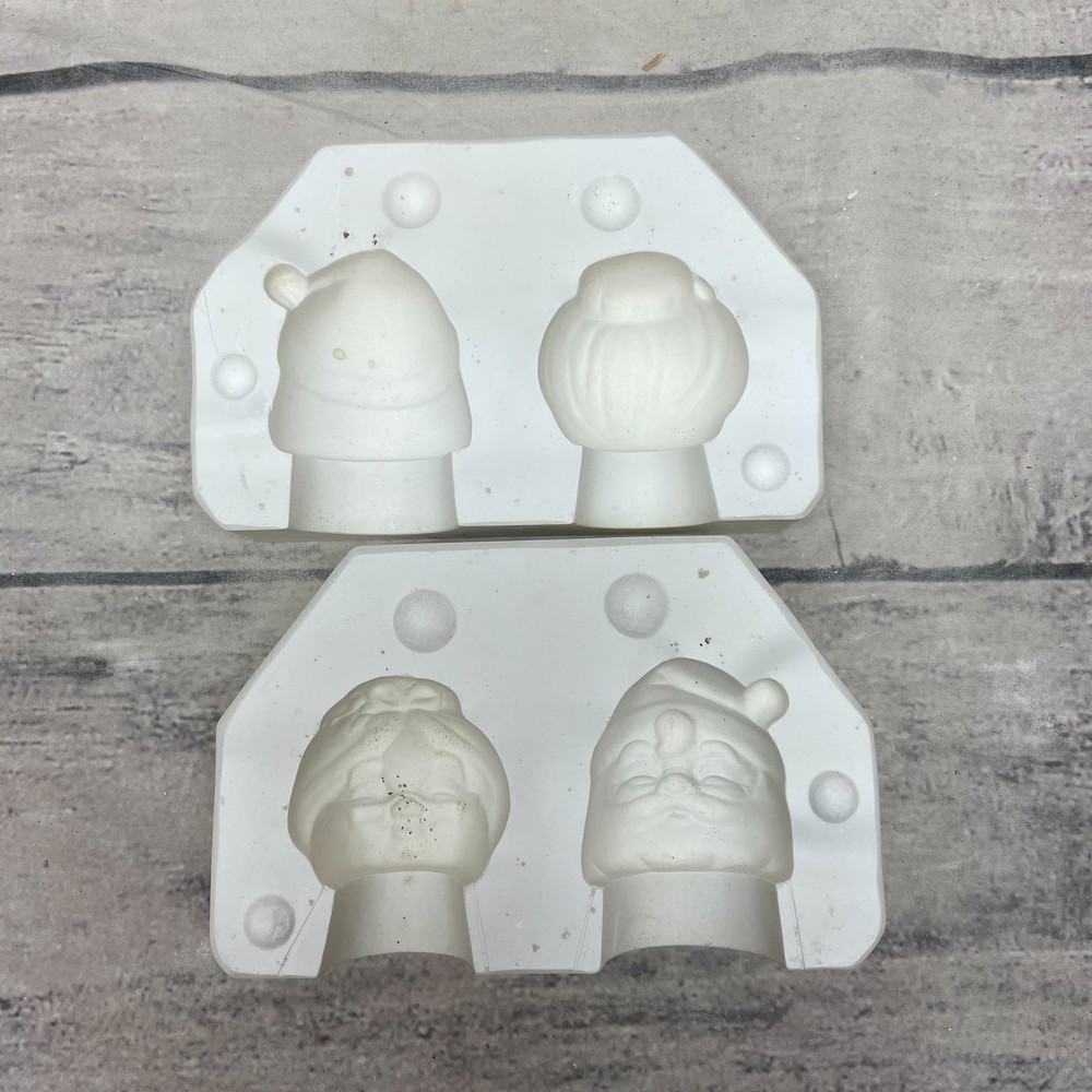 Ceramic Slip Casting Mold Santa Head Byron #BH-1249
