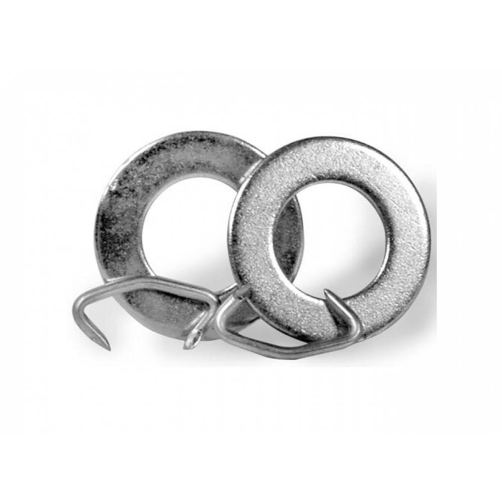 Tie Down 86252 Galvanized Steel Wobble Trailer Roller Ring with Washer, 2 Pack