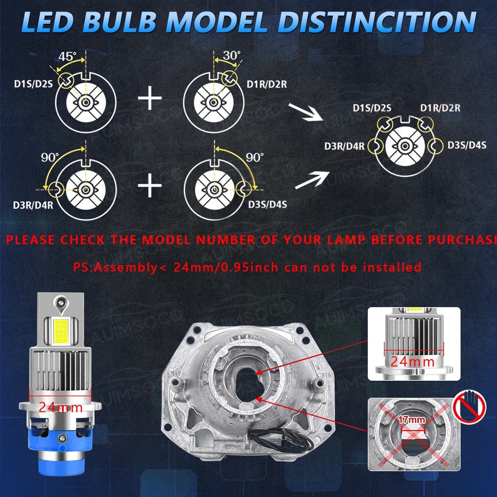For Lexus IS250 2006-2015 LED Headlight Bulbs Hi/Lo Beam+Fog Light 72000LM 6500K