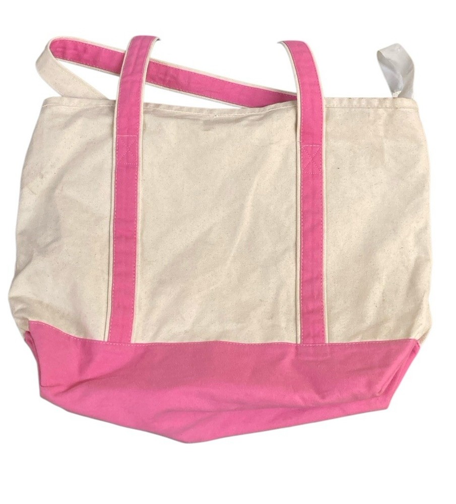 Hyp Tote Bag Pink Canvas