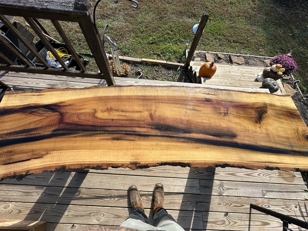 Live Edge Wood Slab Table