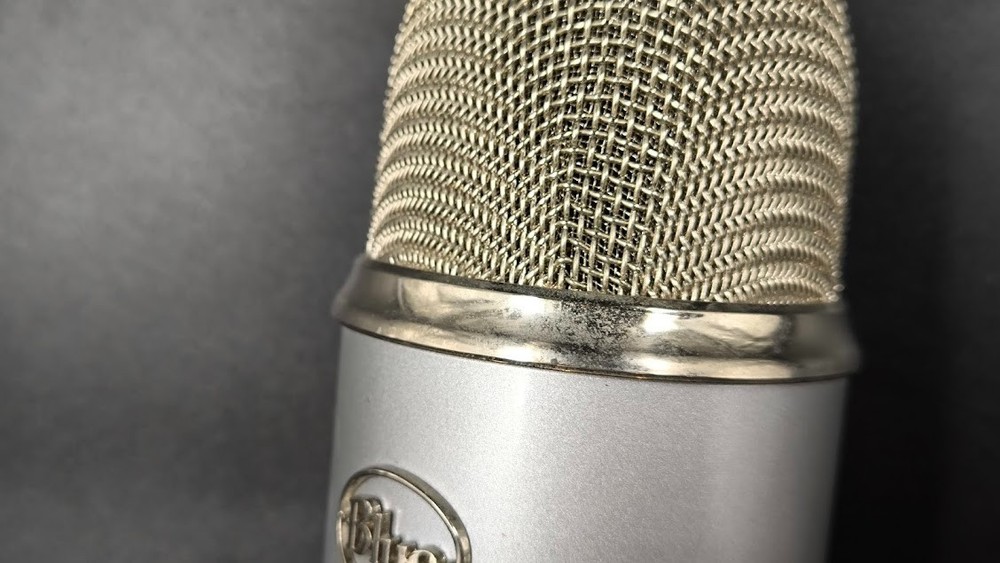 Blue Yeti Microphone Used Working Silver