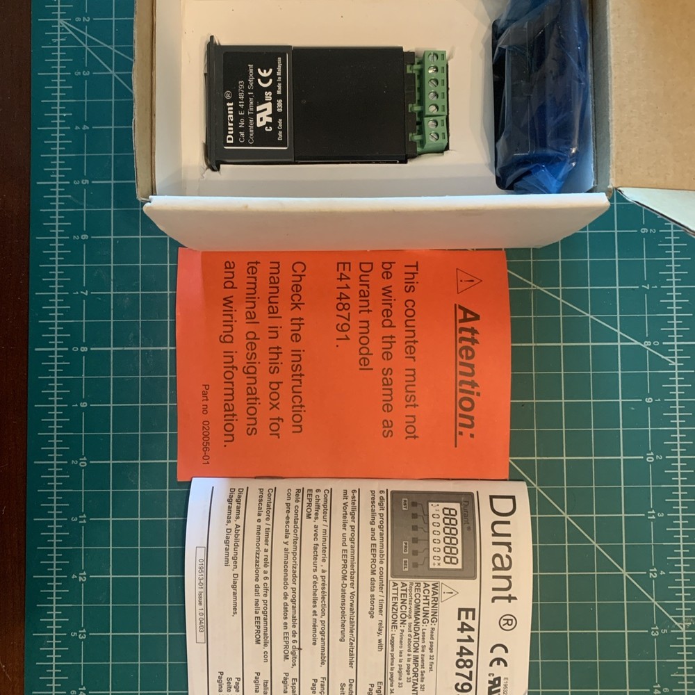 DURANT E4148793 COUNTER/TIMER