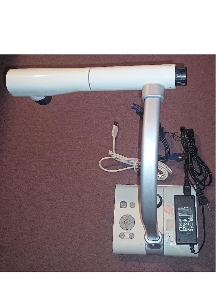 Elmo TT-02 Digital Document Camera Visual Presenter 5.2X Optical Zoom ALL CORDS