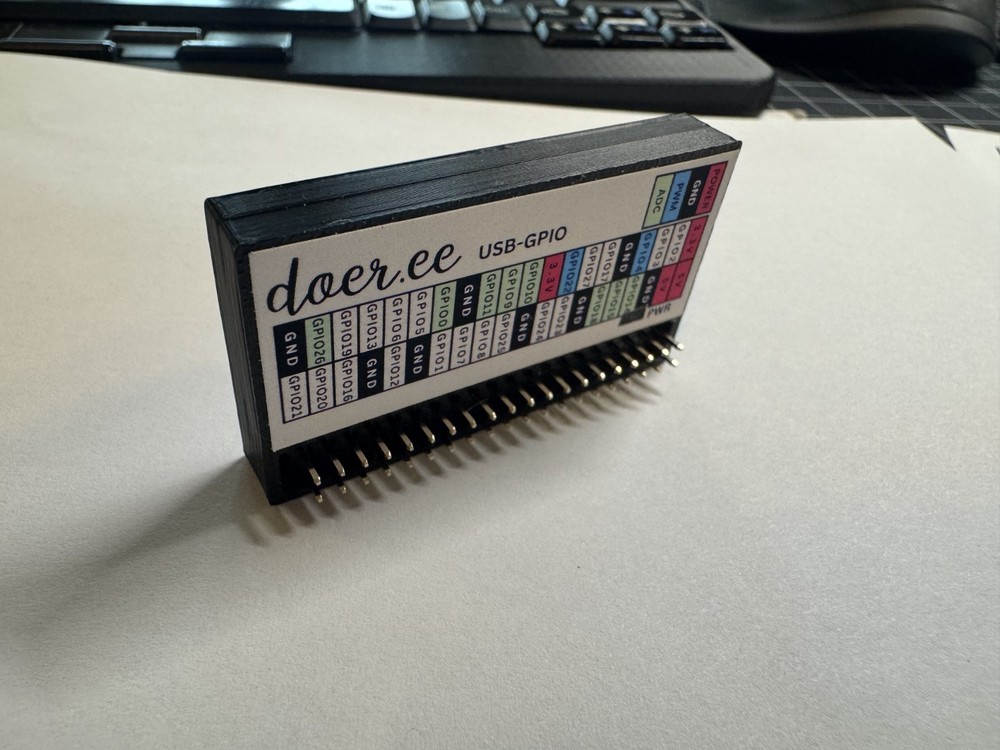 Doer USB GPIO Board - Hardware brings GPIO capabilities to your PC Mac or Linux