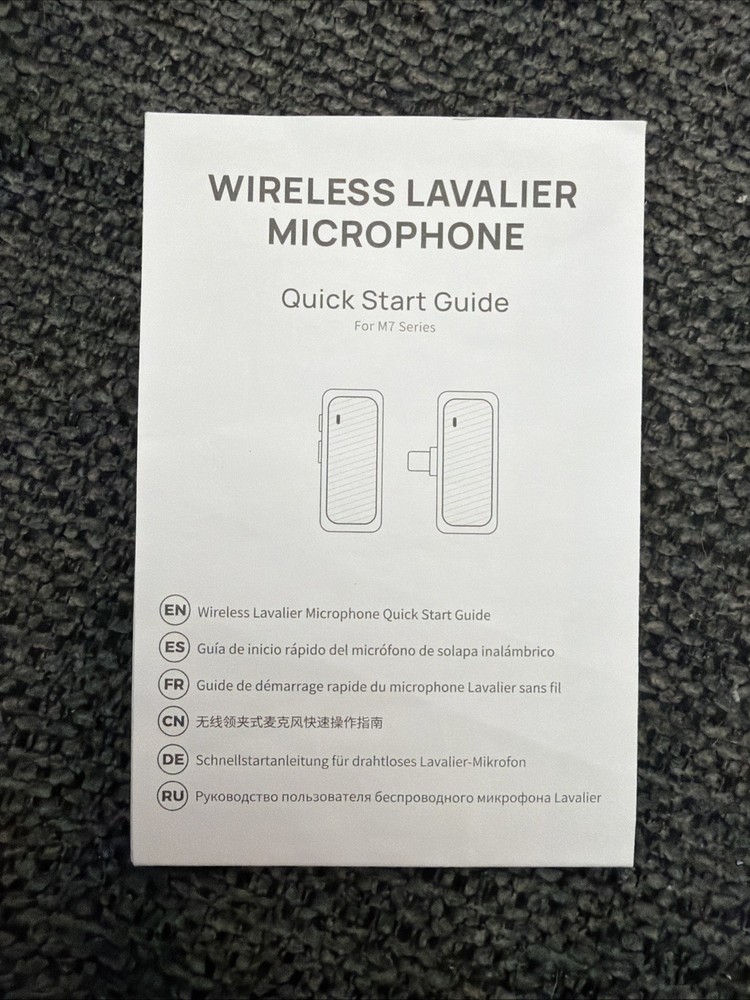 Perphect Wireless Microphone 2 Pack Lavalier Microphone