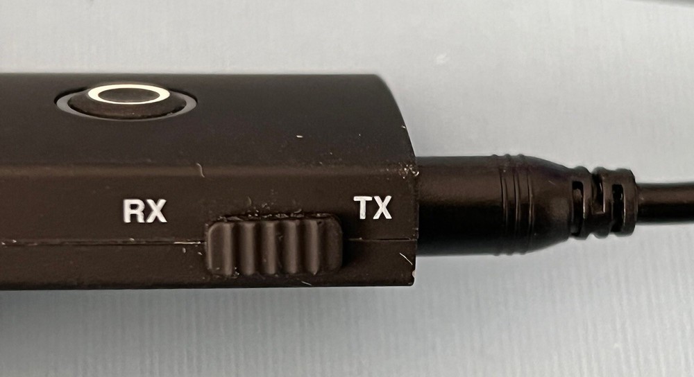 DBPOWER 2 in 1 Bluetooth Transmitter & Receiver w/ 3.5mm Output & Button Switch