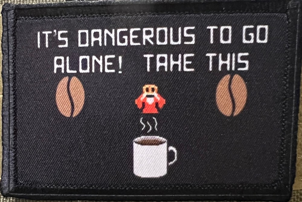 Never Forget Retro Funny Morale Patch Made in the USA