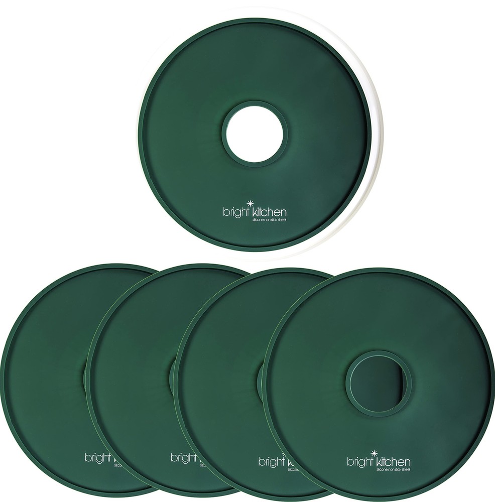 2 Fruit Leather Silicone Dehydrator Sheets with EDGES Compatible With Presto