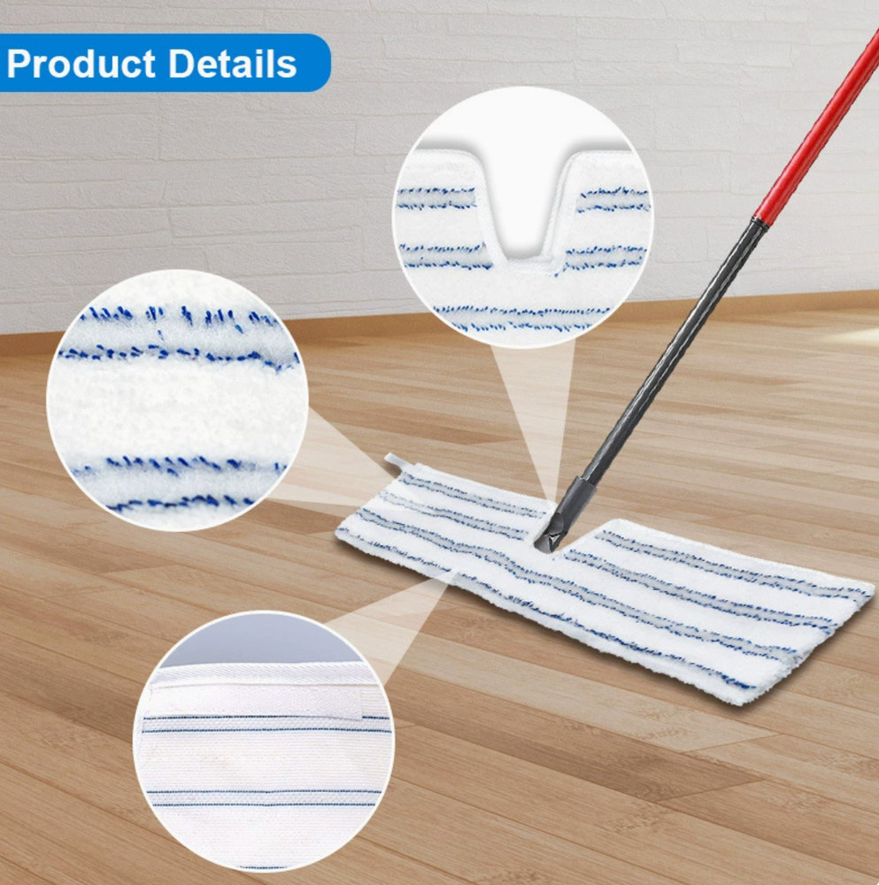 Microfiber Mop Replacement Heads Compatible with O-Cedar Dual Action Flat Mop