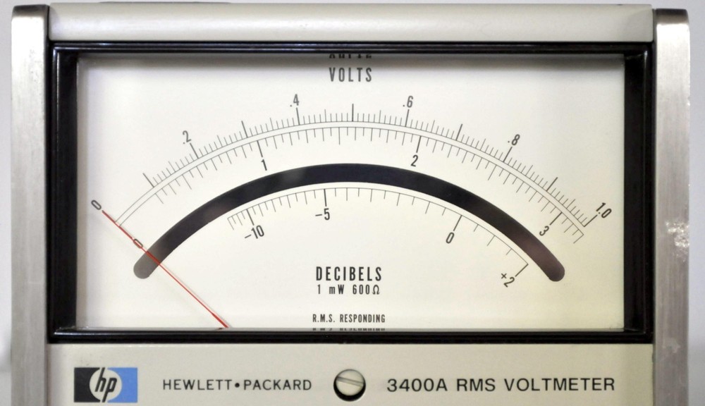 HP 3400A RMS Voltmeter Fully Solid-State 2415- Prefix | Refurbished | Calibrated