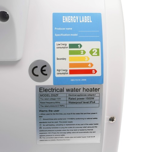 1500W Instant Electric Hot Water Heater Tankless Bathroom Shower Whole House