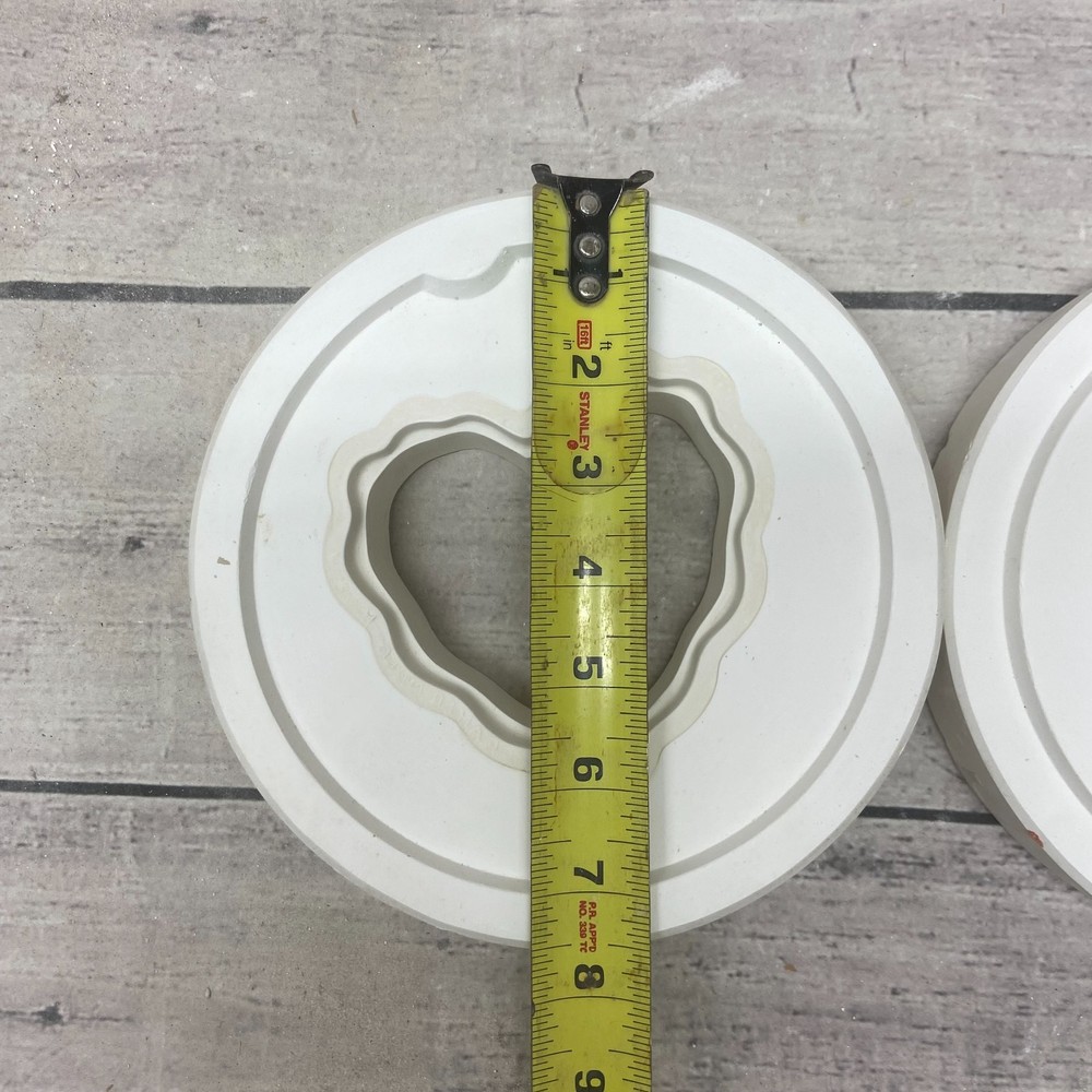 Cramer Ceramic Casting Mold Designer Heart-Shaped #HC-235