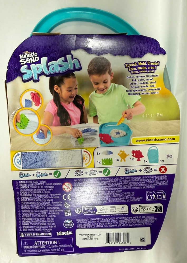 Kinetic Sand Splash Starter Case Sand Art