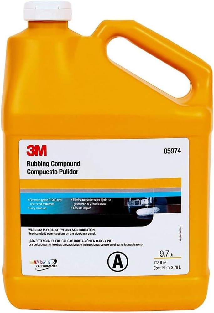 3M 05974 Rubbing Compound - 1 Gallon,Polishing & Rubbing Compounds