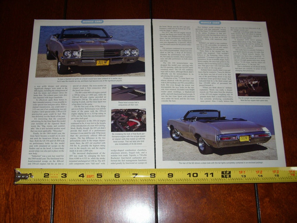 1971 BUICK GS 455 - ORIGINAL 2004 ARTICLE