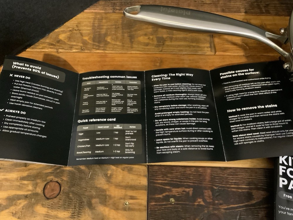 Plateful Titanium Frying Pan 12" New 🔥