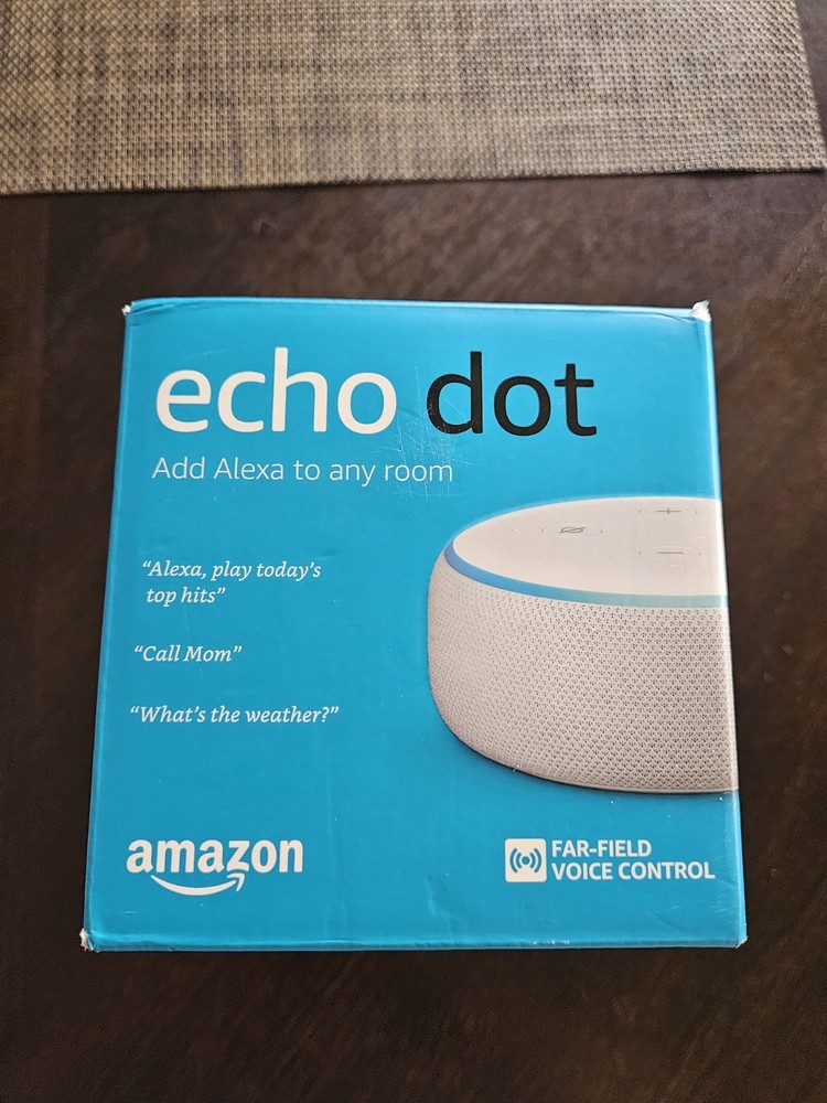 Amazon Echo Dot (3rd Generation) Smart Speaker with Alexa. Open Box , No charger