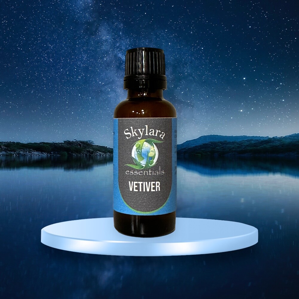 Skylara 100% Pure Organic Vetiver Essential Oils