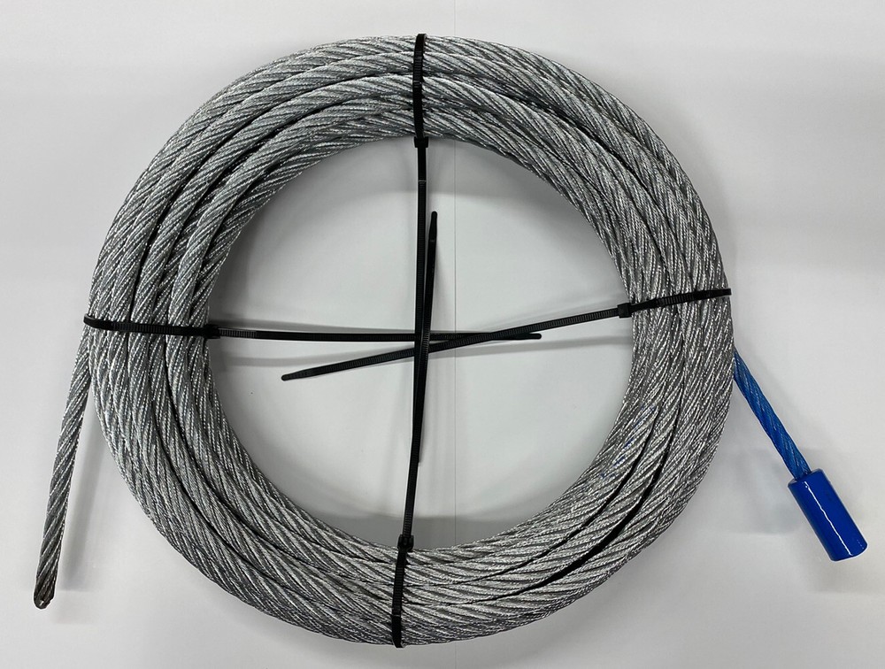 Water Service Line Slitter Puller Trenchless Pipe Replacement Cable 3/8” X 60’