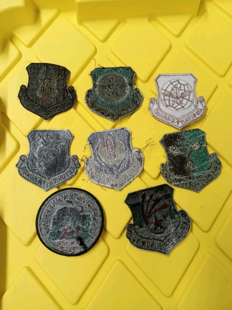 8 MISC US AIR FORCE PATCHES GULF WAR